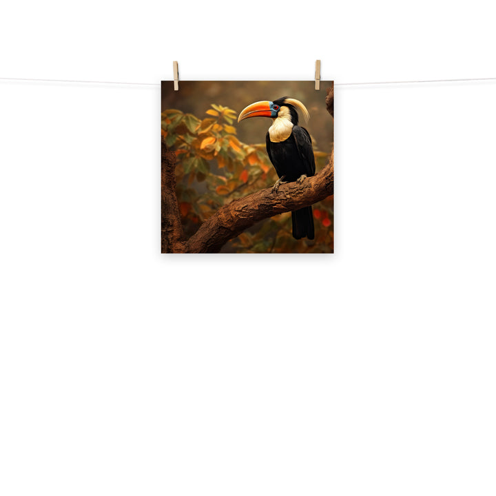 Hornbill Photo paper poster - PosterfyAI.com