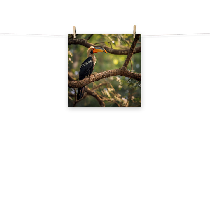 Hornbill Photo paper poster - PosterfyAI.com