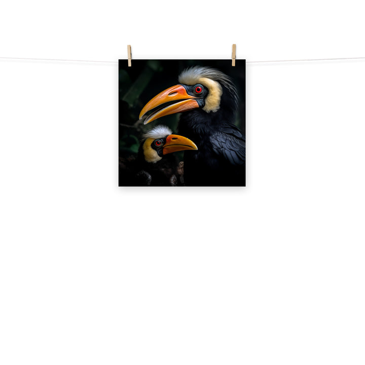 Hornbill Photo paper poster - PosterfyAI.com