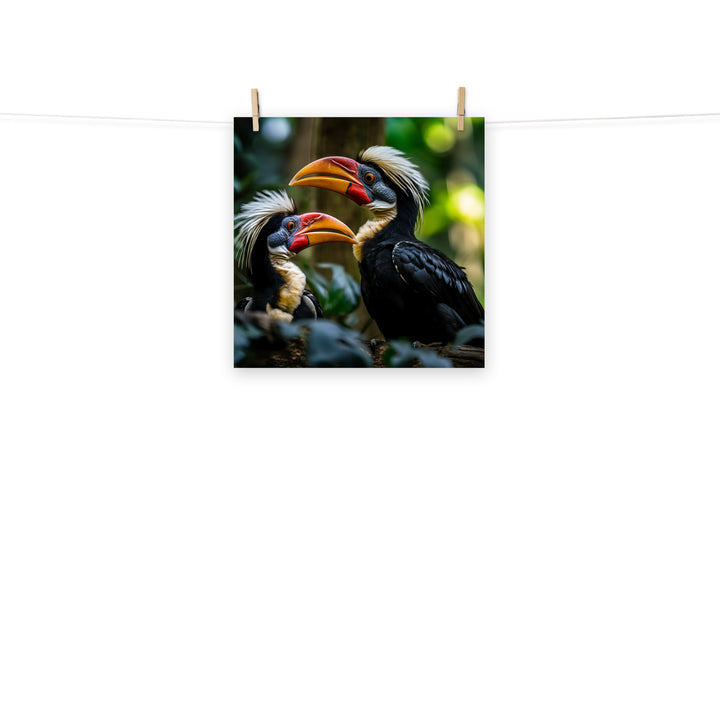 Hornbill Photo paper poster - PosterfyAI.com
