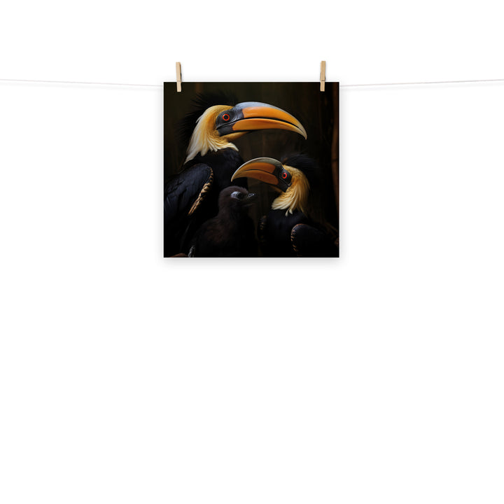 Hornbill Photo paper poster - PosterfyAI.com