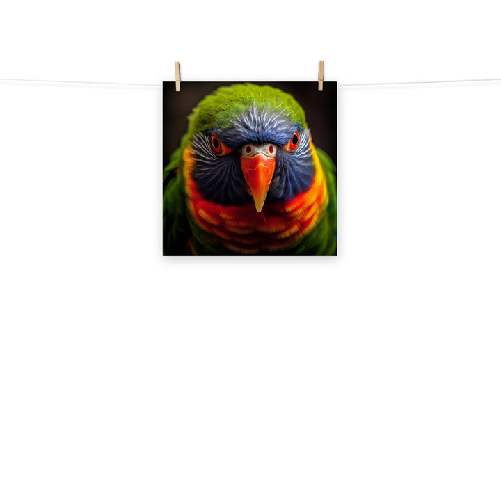 Lorikeet Photo paper poster - PosterfyAI.com