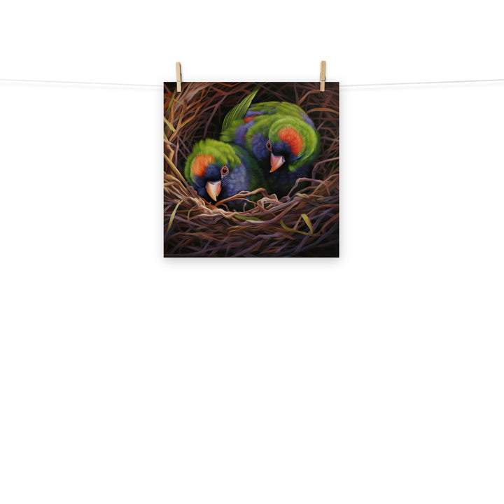 Lorikeet Photo paper poster - PosterfyAI.com
