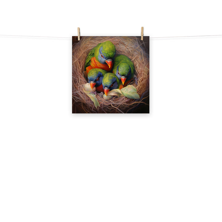 Lorikeet Photo paper poster - PosterfyAI.com