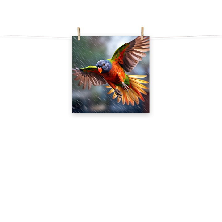 Lorikeet Photo paper poster - PosterfyAI.com