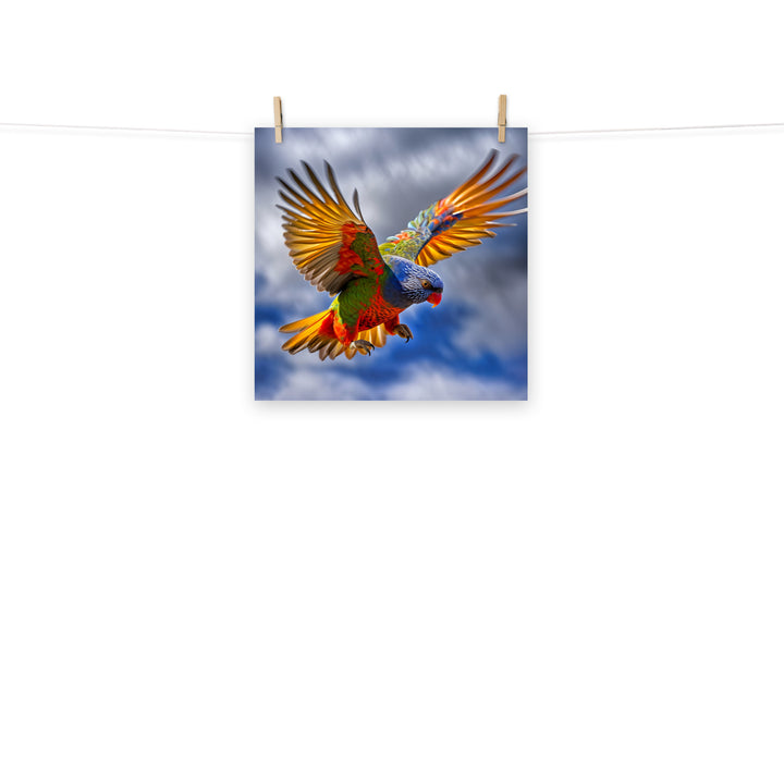 Lorikeet Photo paper poster - PosterfyAI.com