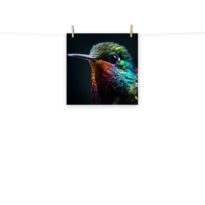 Hummingbird Photo paper poster - PosterfyAI.com