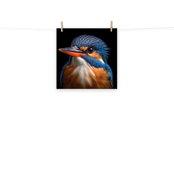 Kingfisher Photo paper poster - PosterfyAI.com