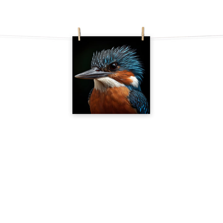 Kingfisher Photo paper poster - PosterfyAI.com