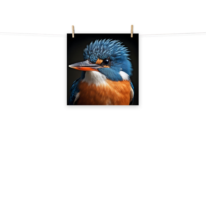 Kingfisher Photo paper poster - PosterfyAI.com