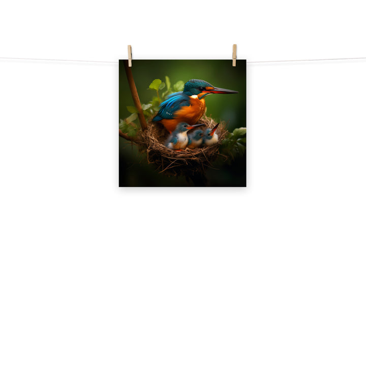 Kingfisher Photo paper poster - PosterfyAI.com