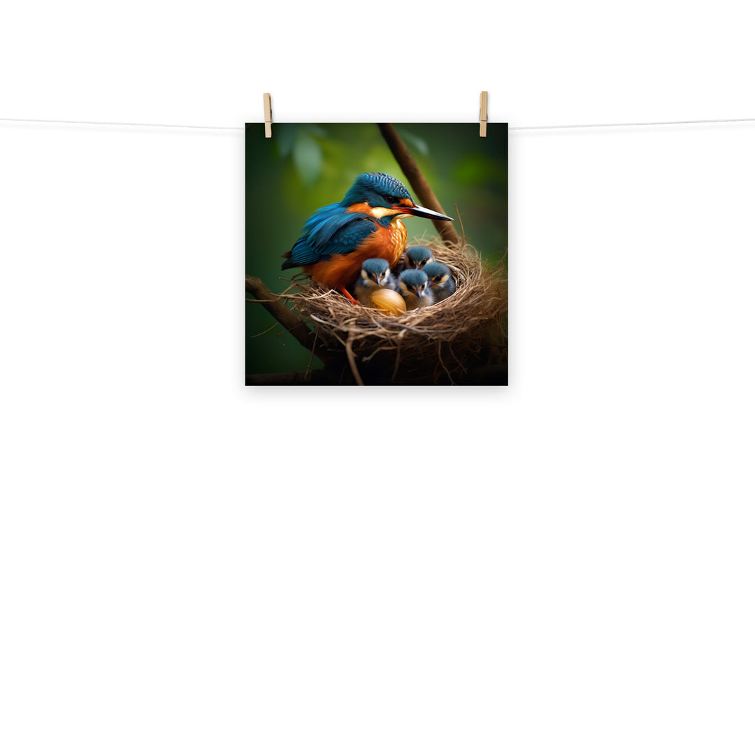 Kingfisher Photo paper poster - PosterfyAI.com