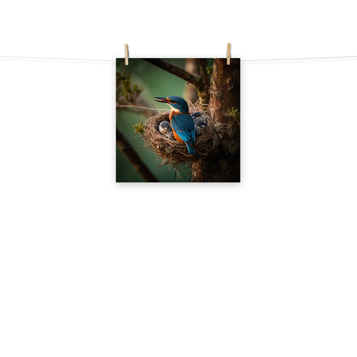 Kingfisher Photo paper poster - PosterfyAI.com