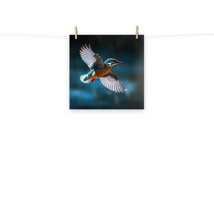 Kingfisher Photo paper poster - PosterfyAI.com