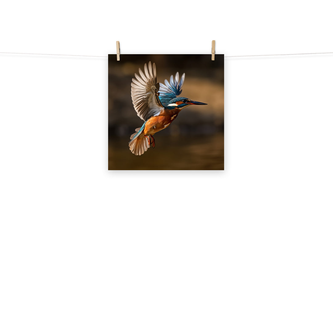 Kingfisher Photo paper poster - PosterfyAI.com