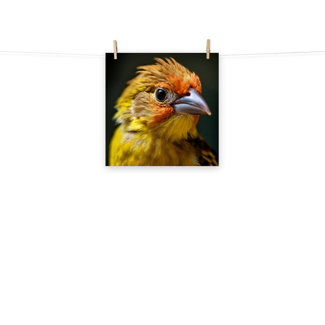 Finch Photo paper poster - PosterfyAI.com
