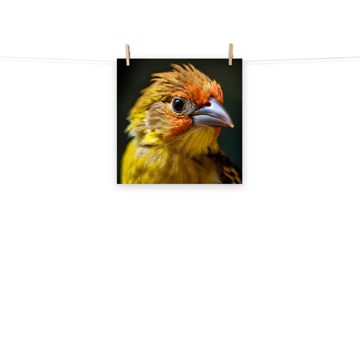 Finch Photo paper poster - PosterfyAI.com