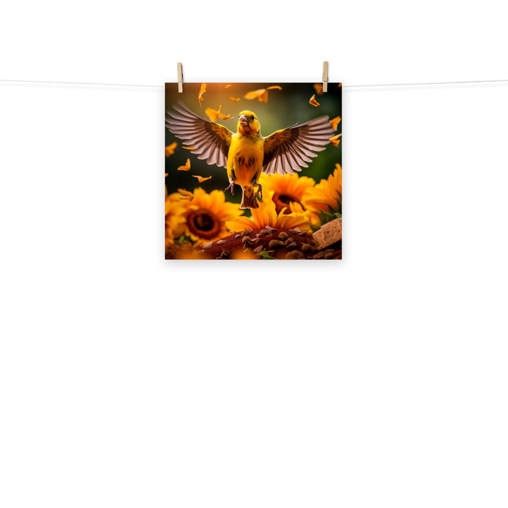 Finch Photo paper poster - PosterfyAI.com