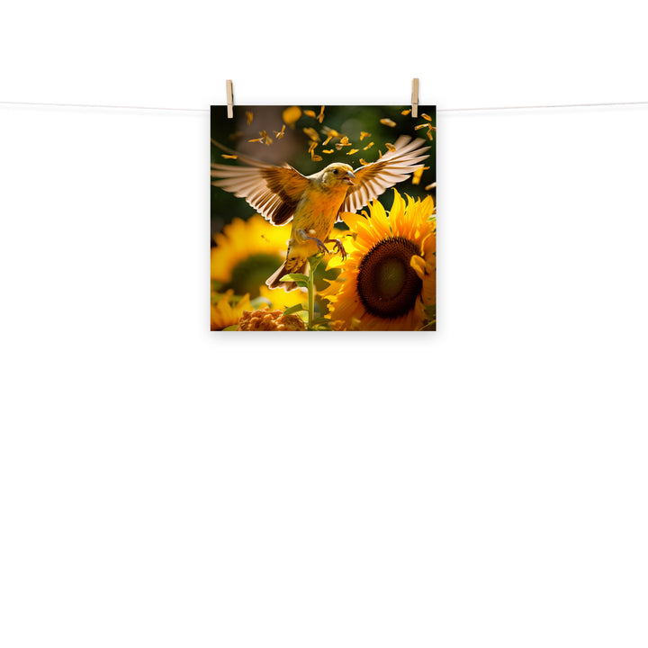 Finch Photo paper poster - PosterfyAI.com
