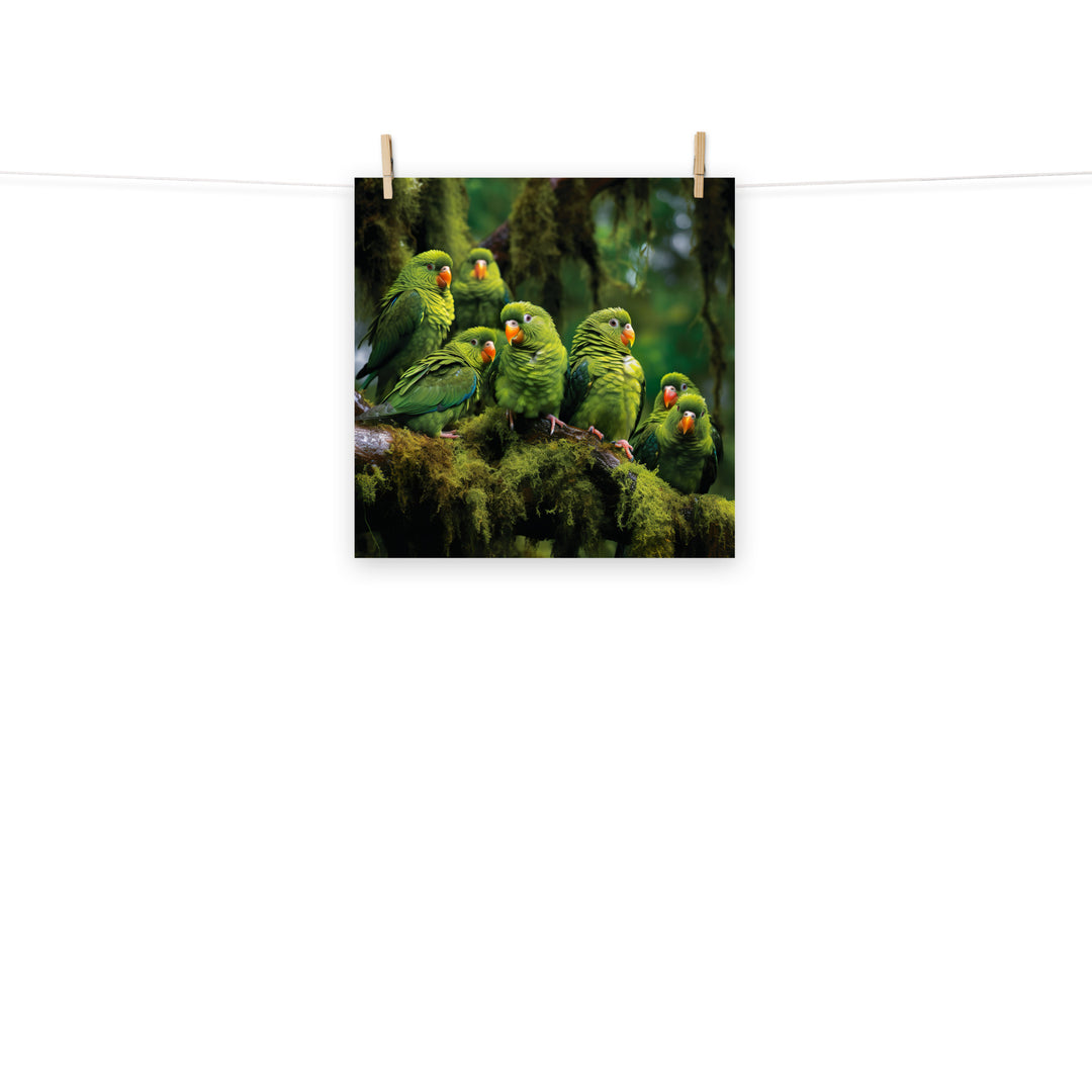 Kakariki Photo paper poster - PosterfyAI.com