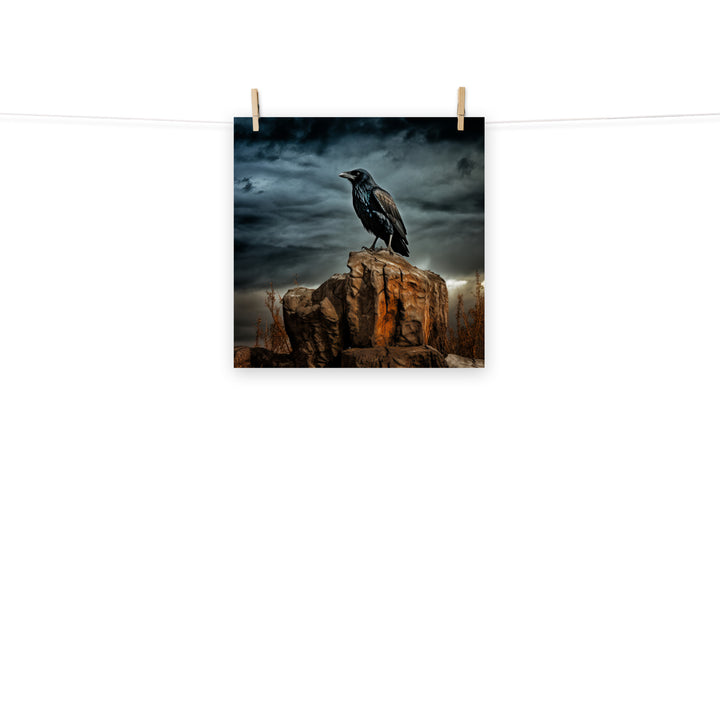 Raven Photo paper poster - PosterfyAI.com