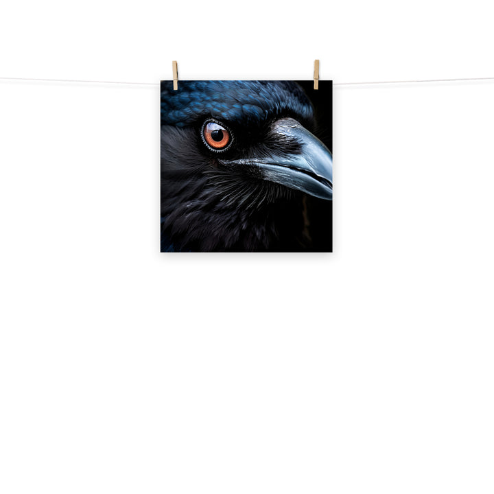 Raven Photo paper poster - PosterfyAI.com