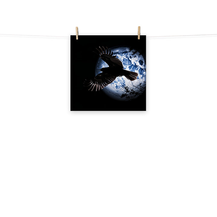 Raven Photo paper poster - PosterfyAI.com