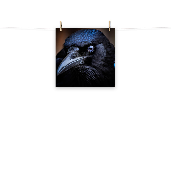 Raven Photo paper poster - PosterfyAI.com