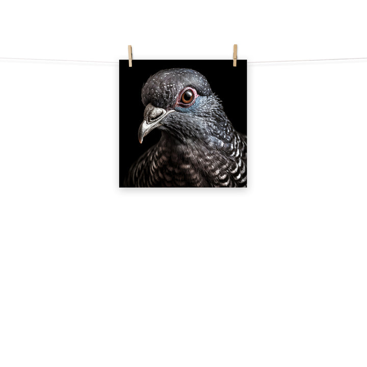 Pigeon Photo paper poster - PosterfyAI.com