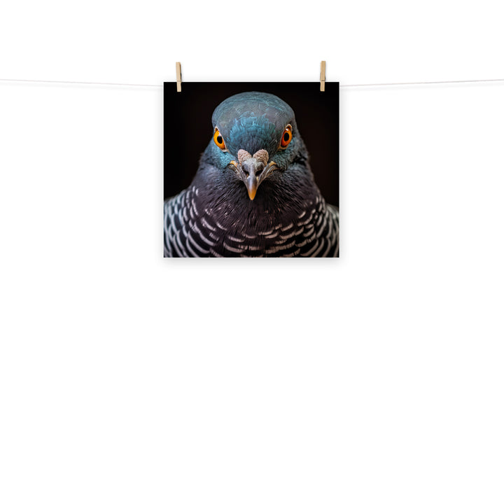 Pigeon Photo paper poster - PosterfyAI.com