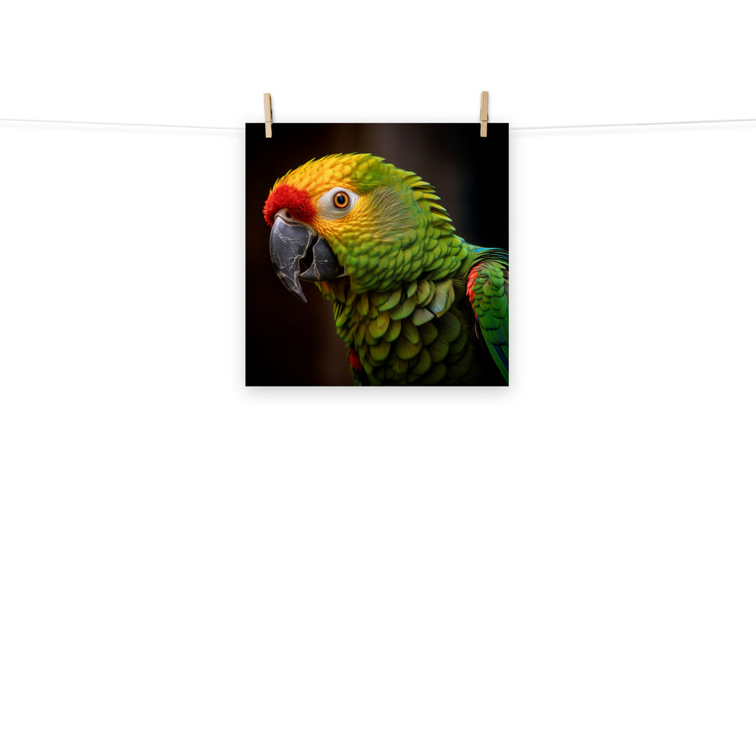 Parrot Photo paper poster - PosterfyAI.com