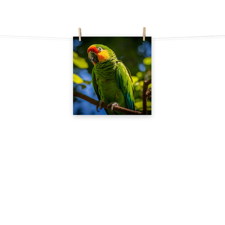 Parrot Photo paper poster - PosterfyAI.com
