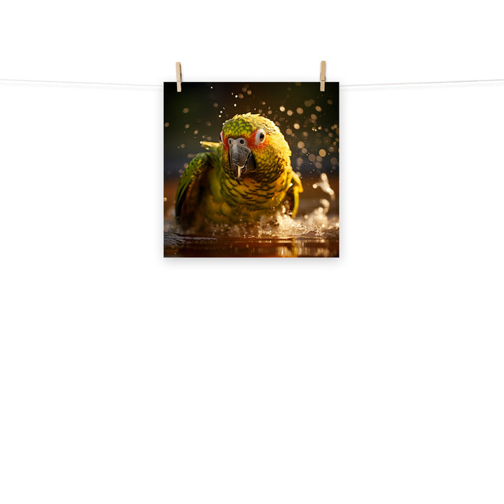Parrot Photo paper poster - PosterfyAI.com