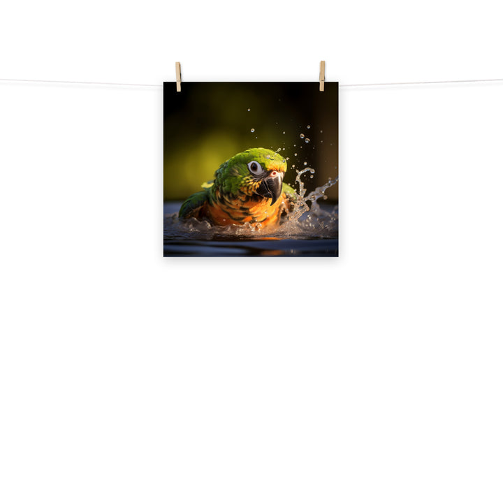 Parrot Photo paper poster - PosterfyAI.com