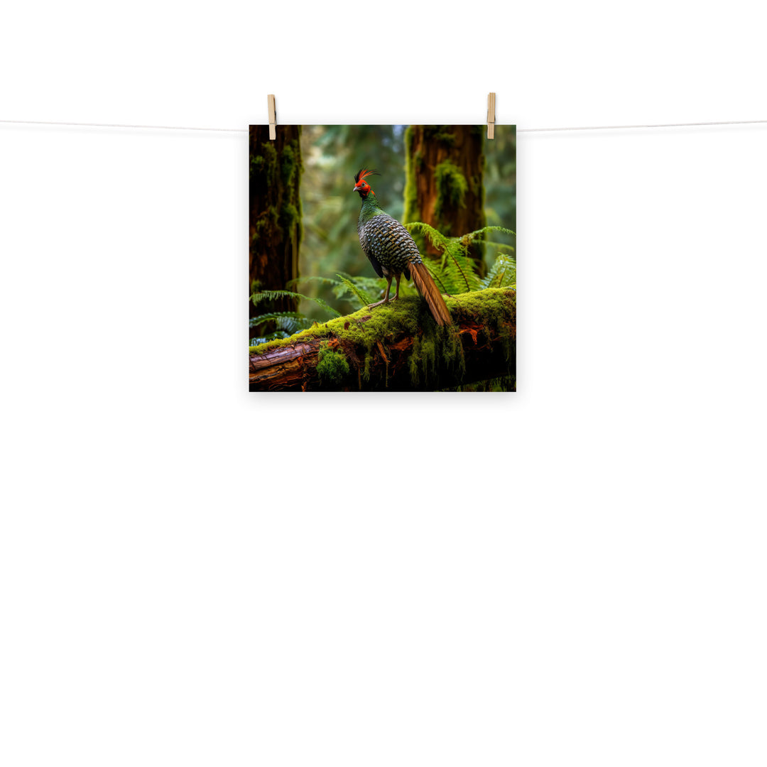 Pheasant Photo paper poster - PosterfyAI.com