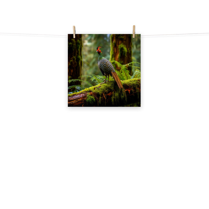 Pheasant Photo paper poster - PosterfyAI.com