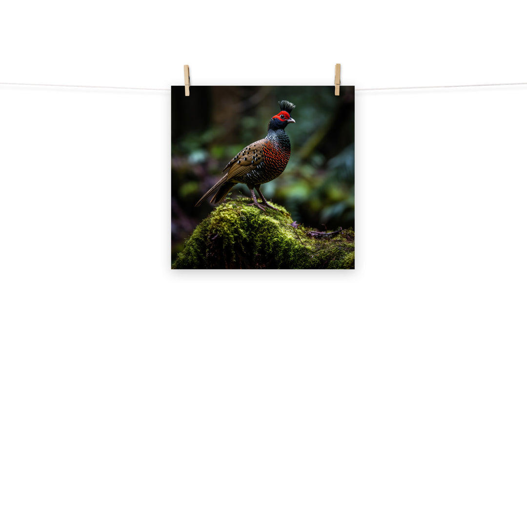 Pheasant Photo paper poster - PosterfyAI.com
