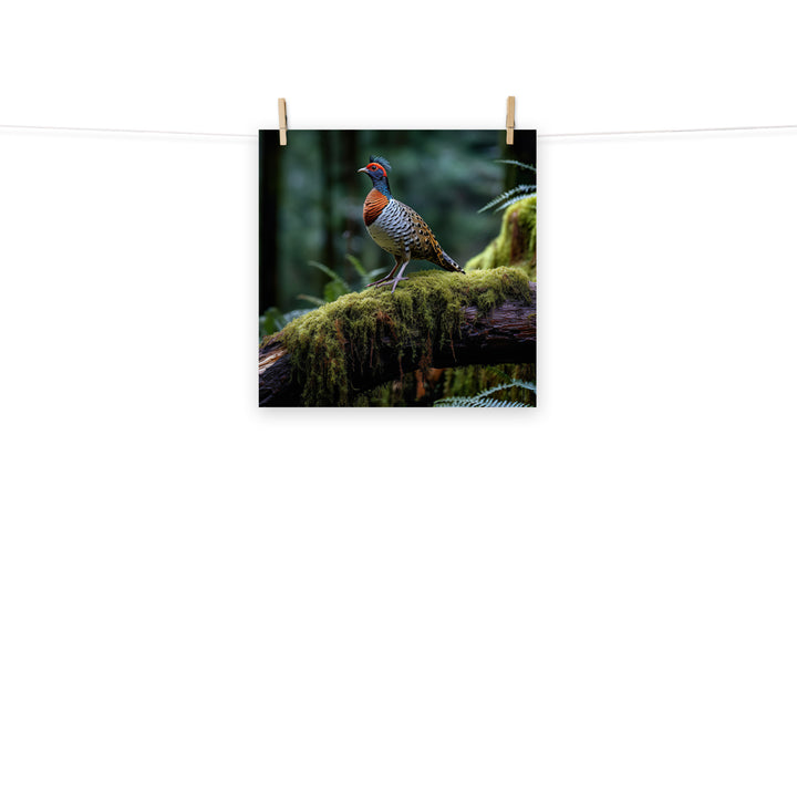 Pheasant Photo paper poster - PosterfyAI.com