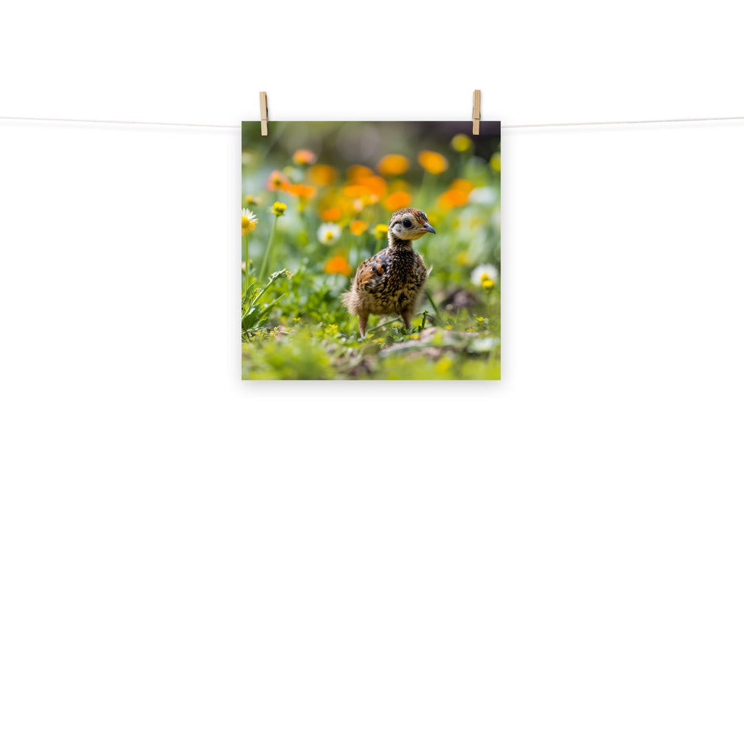 Chick Photo paper poster - PosterfyAI.com