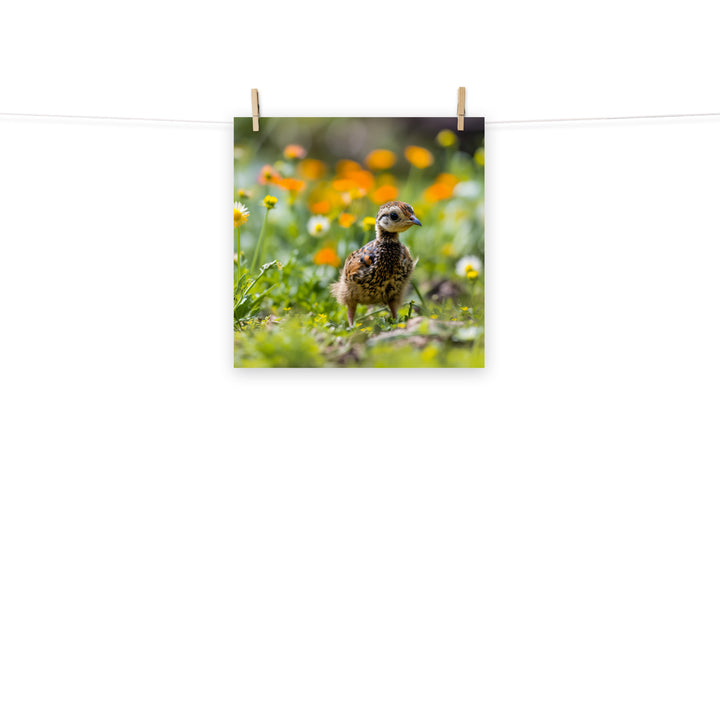 Chick Photo paper poster - PosterfyAI.com