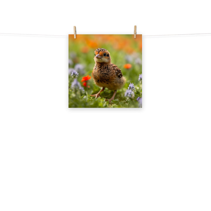 Chick Photo paper poster - PosterfyAI.com