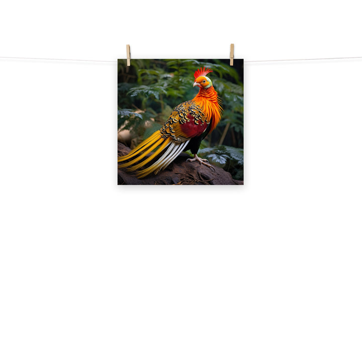 Pheasant Photo paper poster - PosterfyAI.com