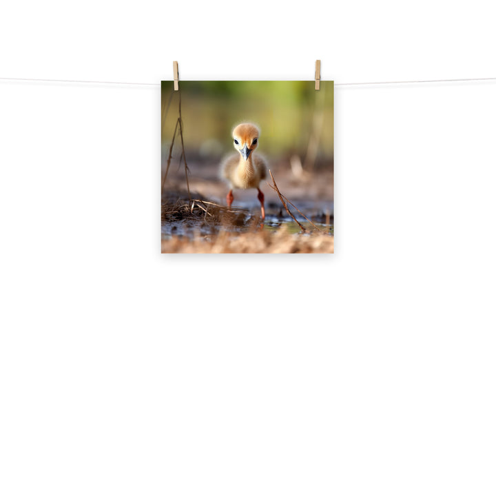 Chick Photo paper poster - PosterfyAI.com