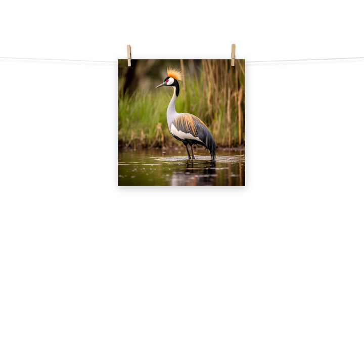Crane Photo paper poster - PosterfyAI.com