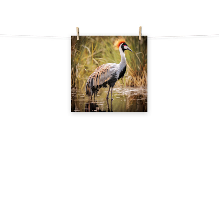 Crane Photo paper poster - PosterfyAI.com