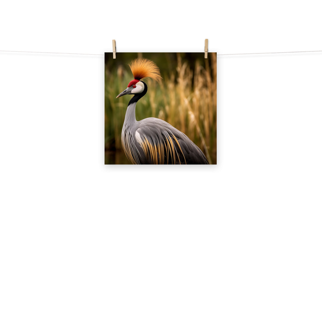 Crane Photo paper poster - PosterfyAI.com