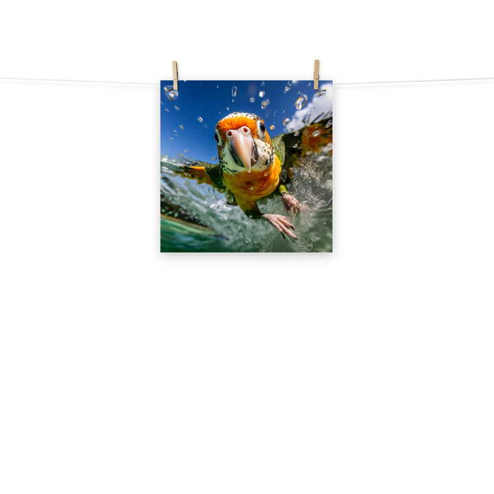 Caique Photo paper poster - PosterfyAI.com