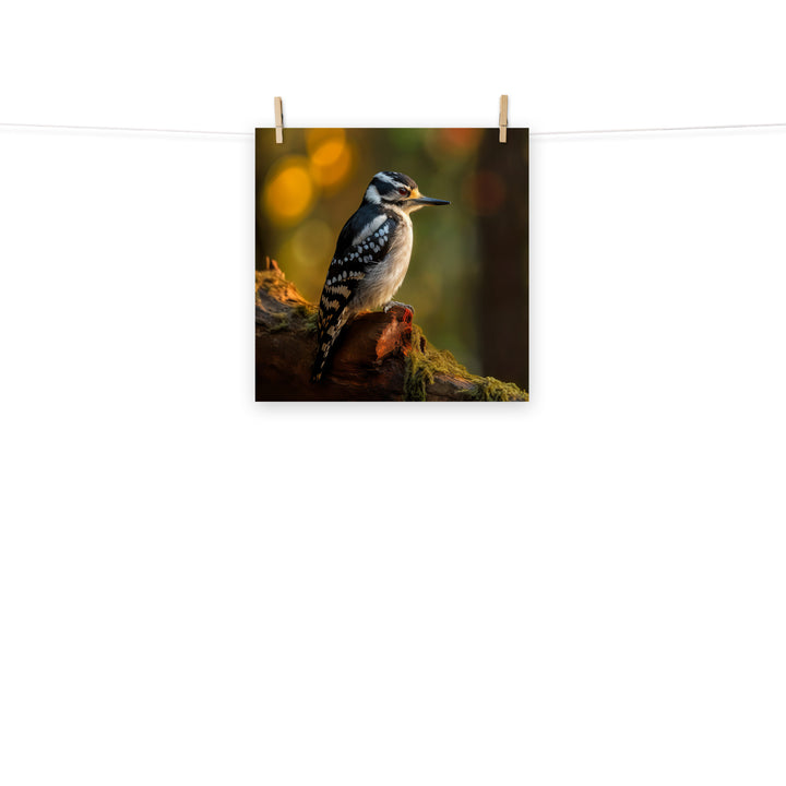 Woodpecker Photo paper poster - PosterfyAI.com
