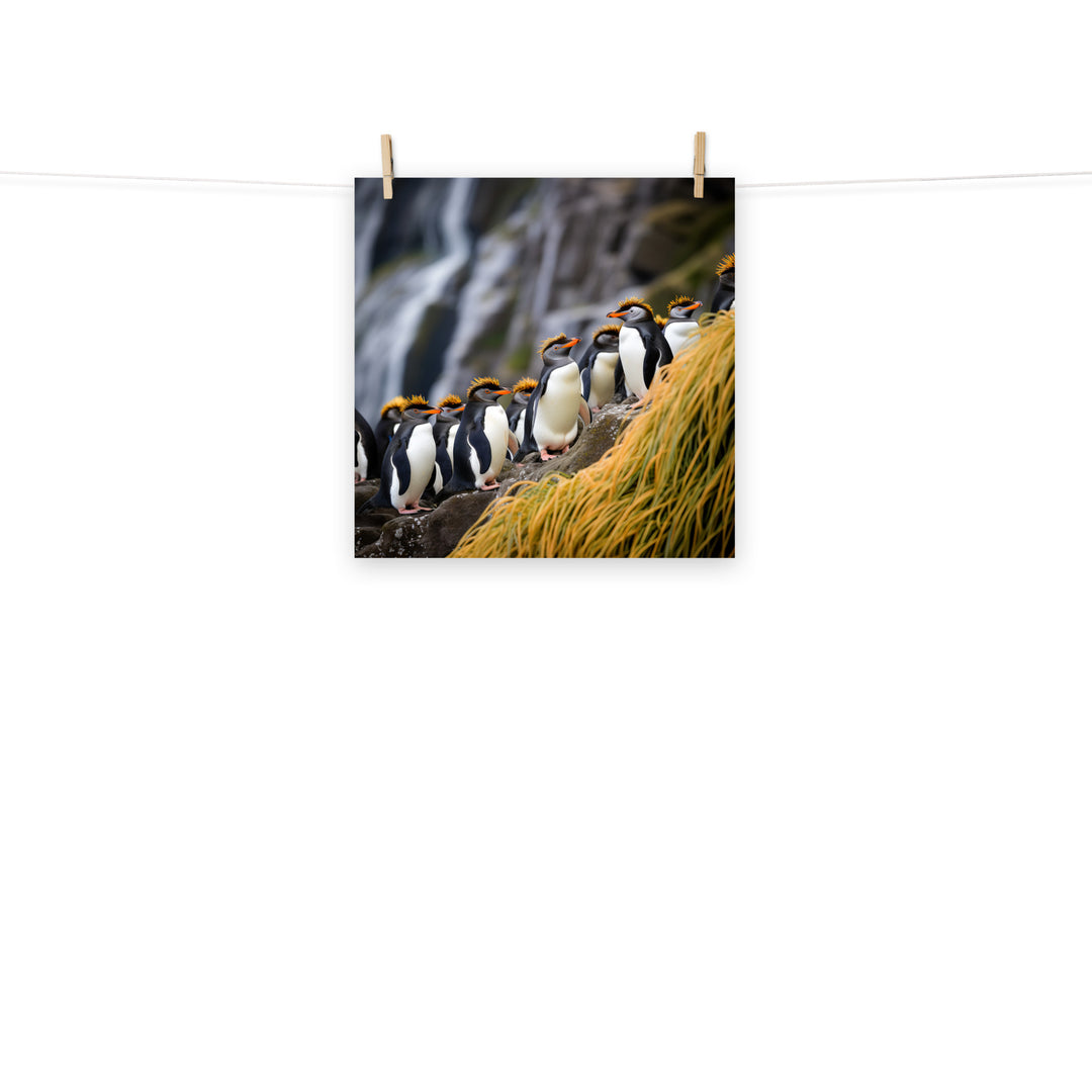 Penguin Photo paper poster - PosterfyAI.com