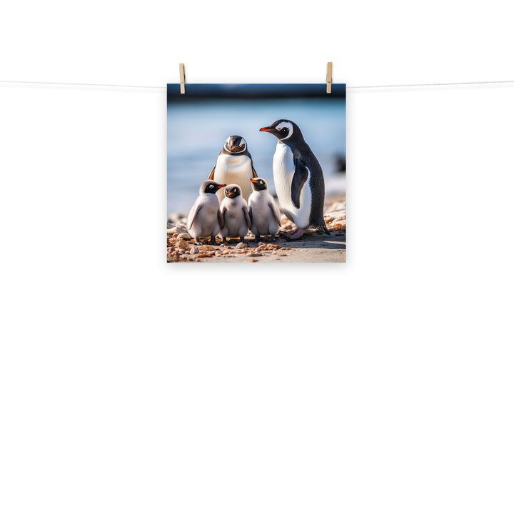 Penguin Photo paper poster - PosterfyAI.com